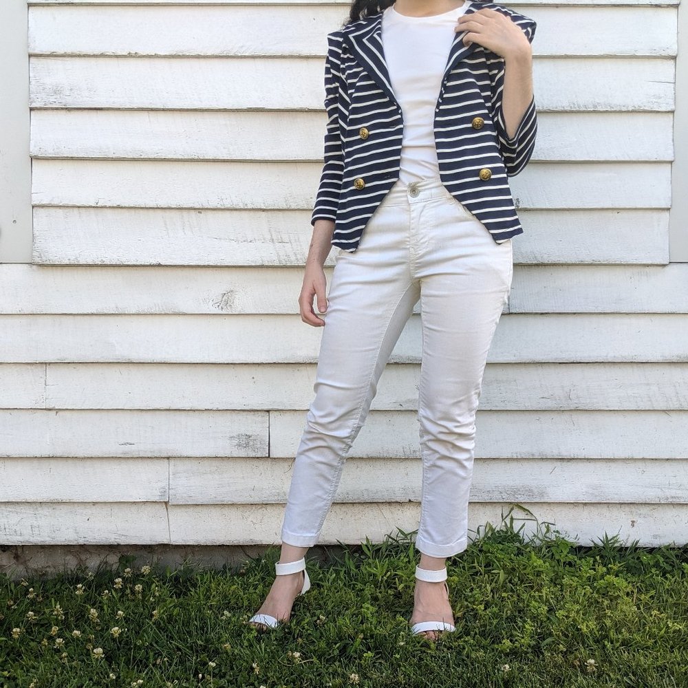 double-breasted striped jacket - Picture 3 of 4